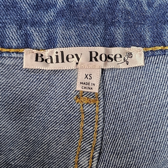 Womens Bailey Rose Jeans Oversized Washed Denim Pants XS NWT - Picture 6 of 9